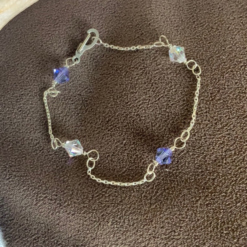Handmade tennis bracelet